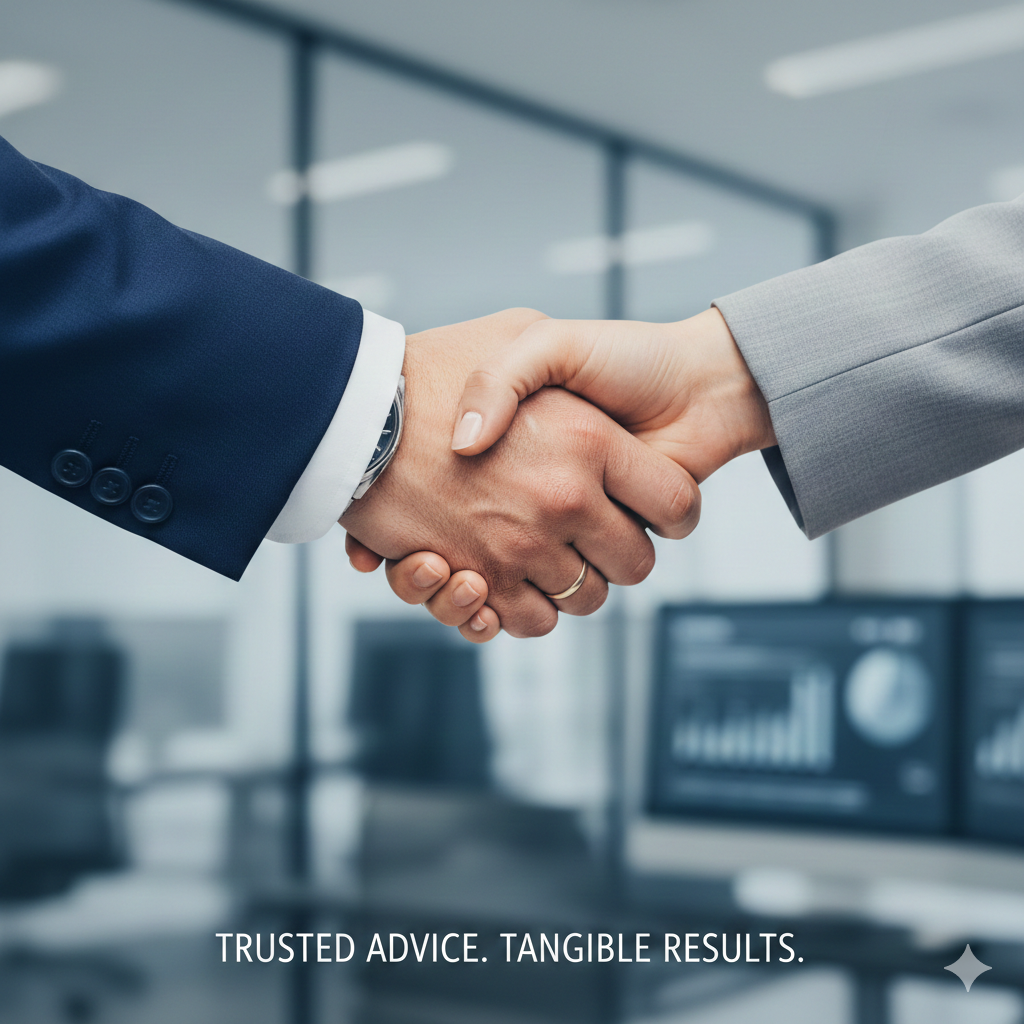 Professional handshake